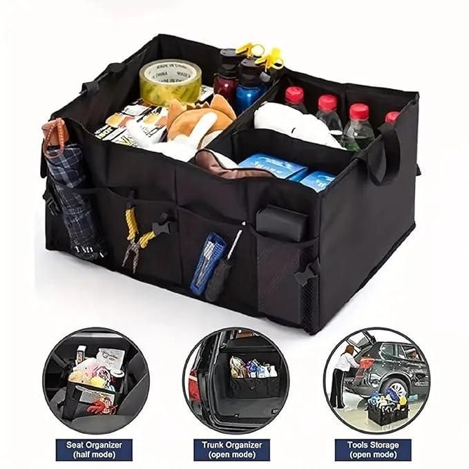 Multipurpose Car Trunk Organizer – Heavy-Duty, Foldable Storage Box for Cars & SUVs