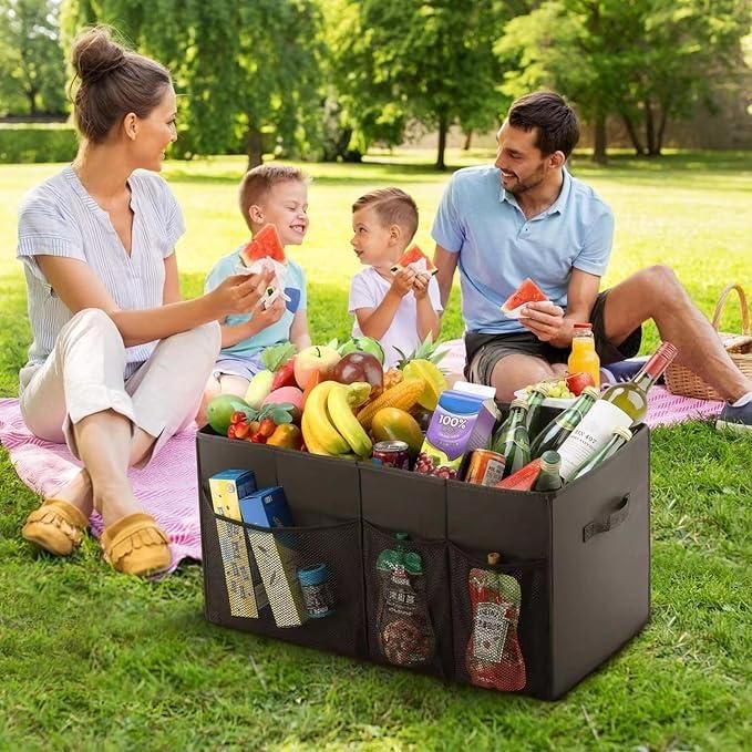 Multipurpose Car Trunk Organizer – Heavy-Duty, Foldable Storage Box for Cars & SUVs