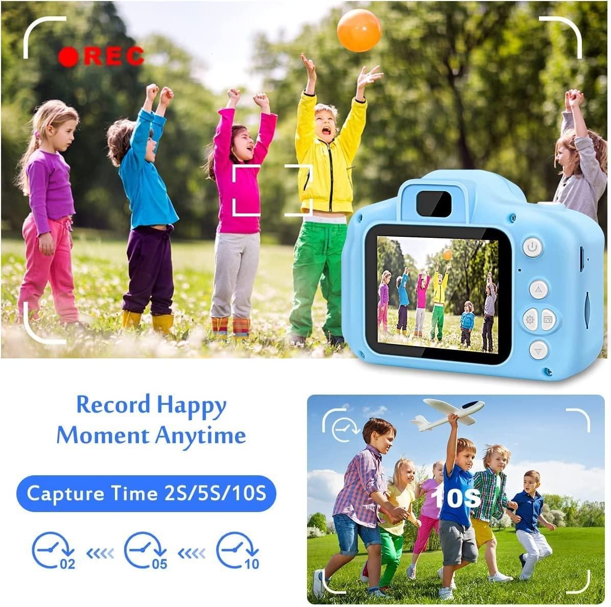 Kids Digital Video Camera – 3MP 1080P HD Mini Camera with Image Stabilization