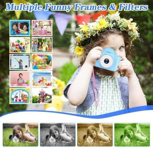 Kids Digital Video Camera – 3MP 1080P HD Mini Camera with Image Stabilization